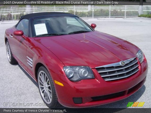 2007 Chrysler Crossfire SE Roadster in Blaze Red Crystal Pearlcoat