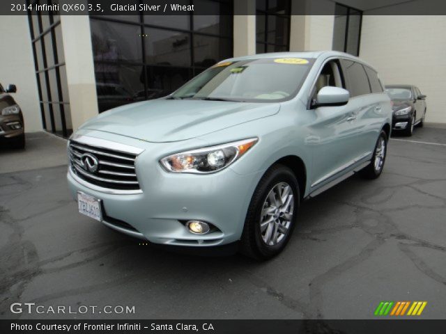 Glacial Silver 2014 Infiniti Qx60 3 5 Wheat Interior