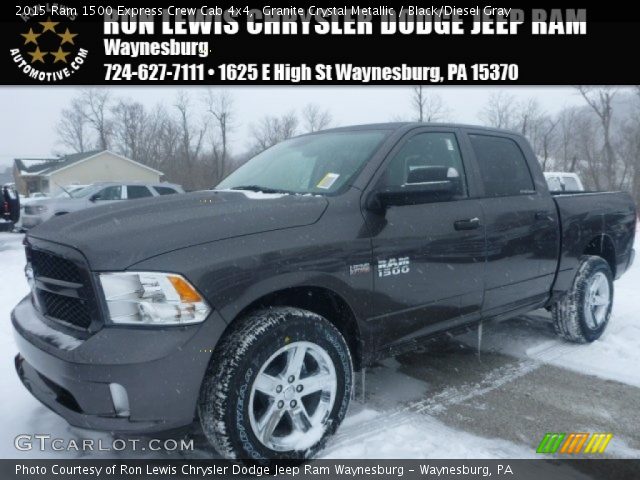 2015 Ram 1500 Express Crew Cab 4x4 in Granite Crystal Metallic