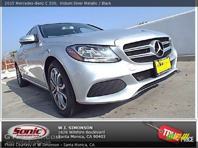 2015 Mercedes-Benz C 300 in Iridium Silver Metallic