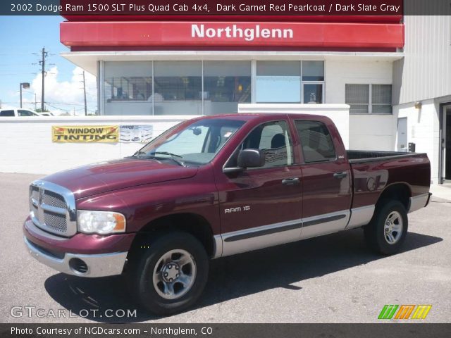 2002 Dodge Ram 1500 SLT Plus Quad Cab 4x4 in Dark Garnet Red Pearlcoat