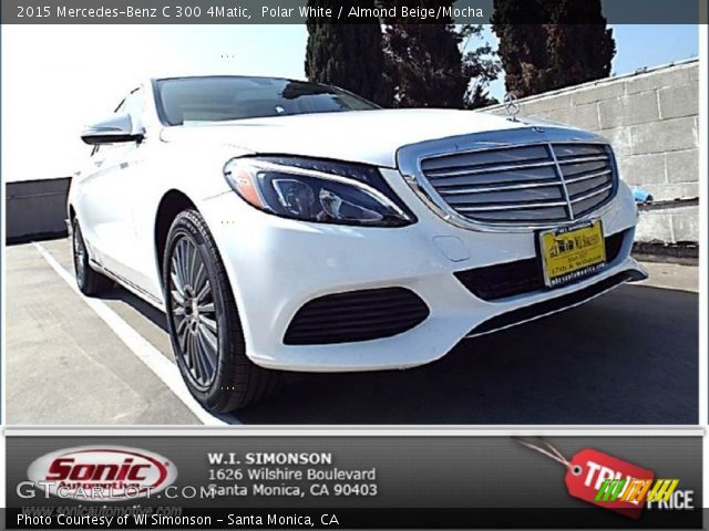 2015 Mercedes-Benz C 300 4Matic in Polar White