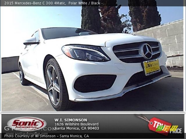 2015 Mercedes-Benz C 300 4Matic in Polar White