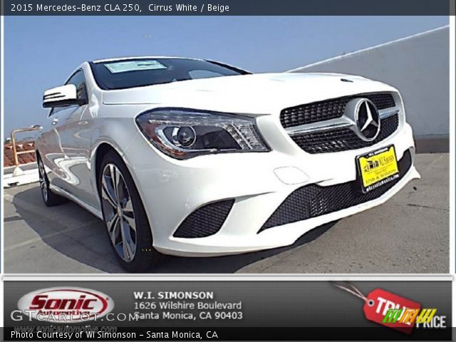 2015 Mercedes-Benz CLA 250 in Cirrus White