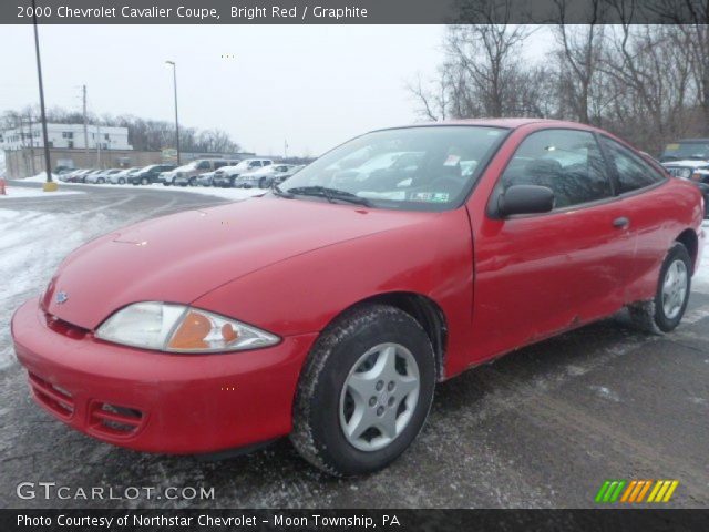 2000 Chevrolet Cavalier Coupe in Bright Red