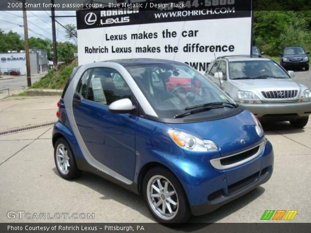 2008 Smart fortwo passion coupe in Blue Metallic