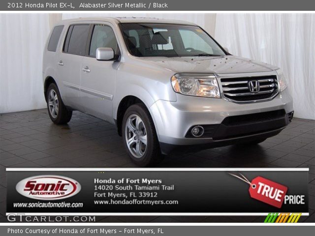 2012 Honda Pilot EX-L in Alabaster Silver Metallic