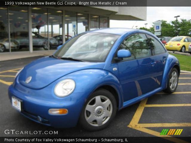 1999 Volkswagen New Beetle GLS Coupe in Bright Blue Metallic