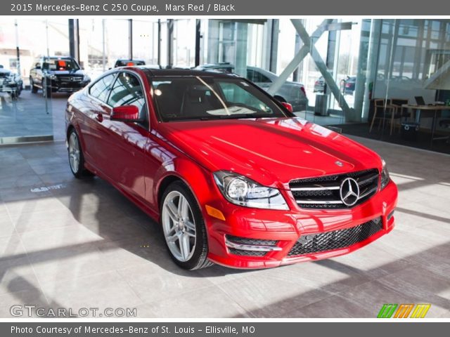 2015 Mercedes-Benz C 250 Coupe in Mars Red