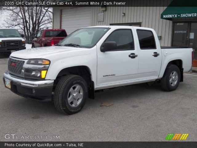 2005 GMC Canyon SLE Crew Cab 4x4 in Summit White