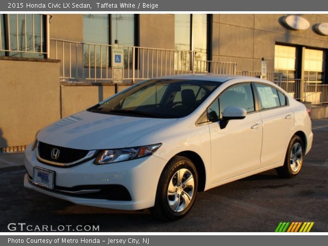 2015 Honda Civic LX Sedan in Taffeta White