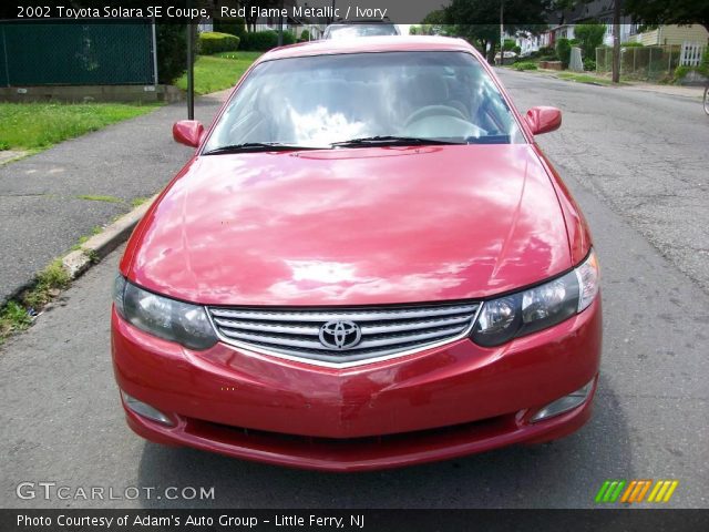 2002 Toyota Solara SE Coupe in Red Flame Metallic