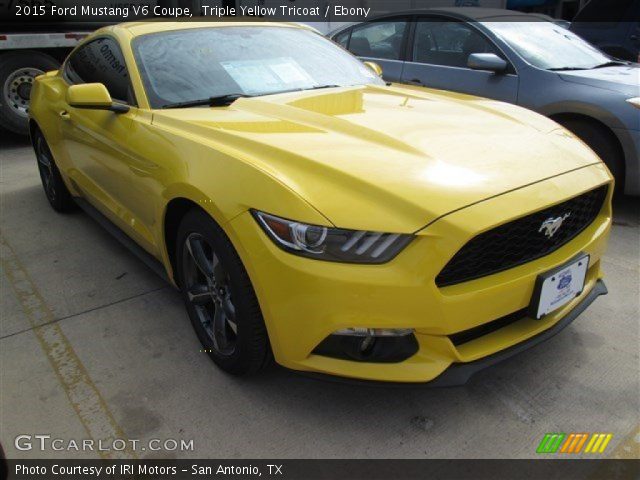 2015 Ford Mustang V6 Coupe in Triple Yellow Tricoat