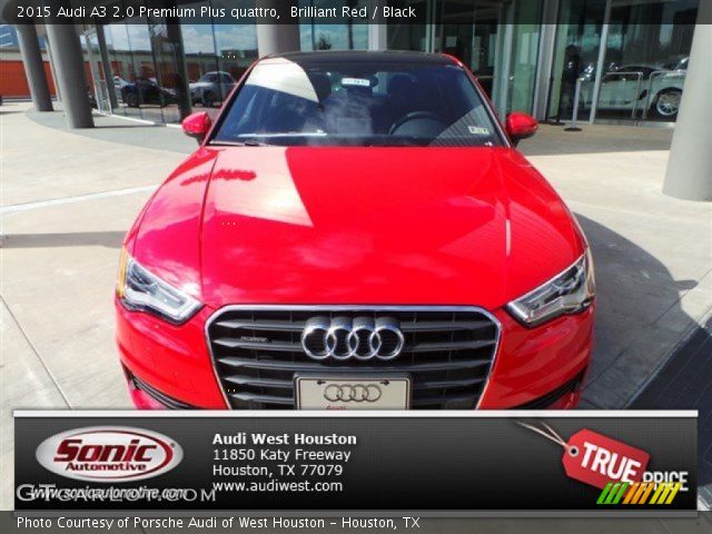 2015 Audi A3 2.0 Premium Plus quattro in Brilliant Red