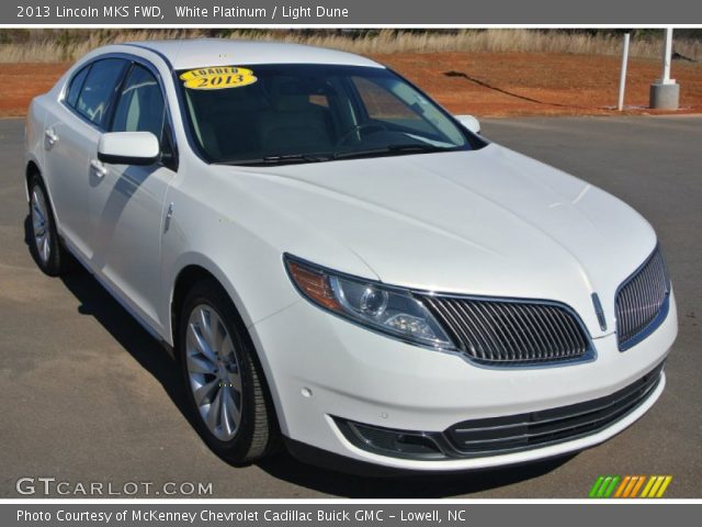 2013 Lincoln MKS FWD in White Platinum