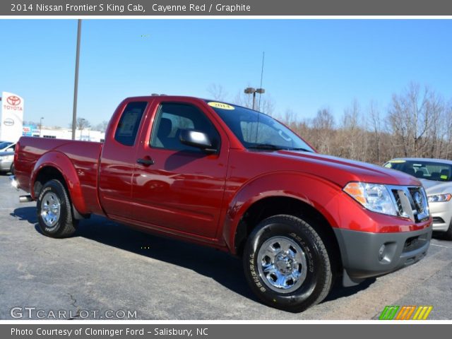 2014 Nissan Frontier S King Cab in Cayenne Red