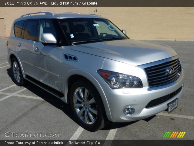 2011 Infiniti QX 56 4WD in Liquid Platinum