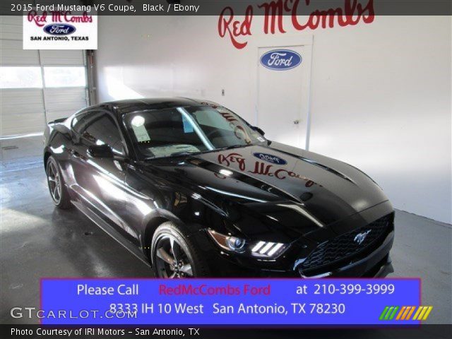 2015 Ford Mustang V6 Coupe in Black