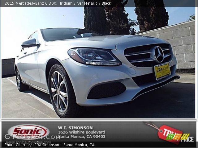 2015 Mercedes-Benz C 300 in Iridium Silver Metallic