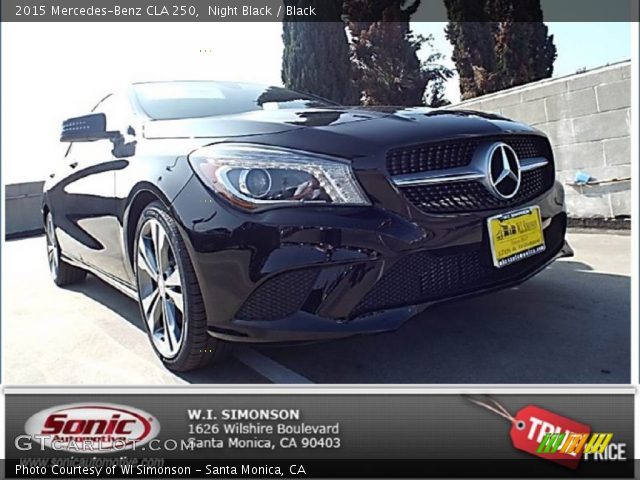 2015 Mercedes-Benz CLA 250 in Night Black
