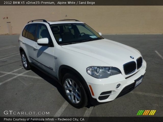 2012 BMW X5 xDrive35i Premium in Alpine White