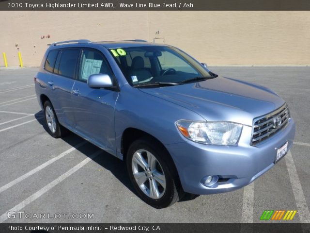 2010 Toyota Highlander Limited 4WD in Wave Line Blue Pearl