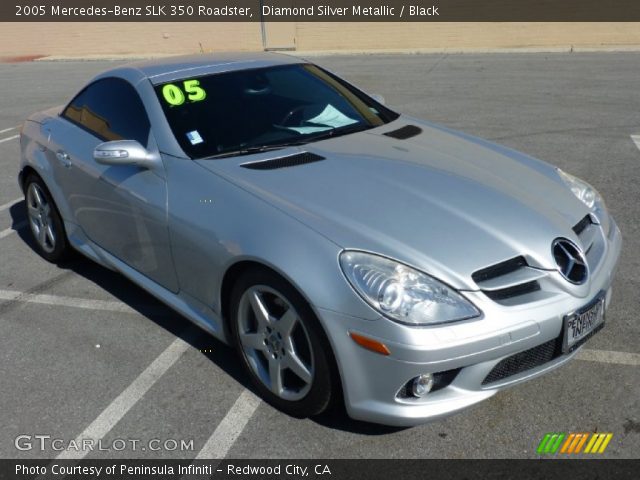 2005 Mercedes-Benz SLK 350 Roadster in Diamond Silver Metallic