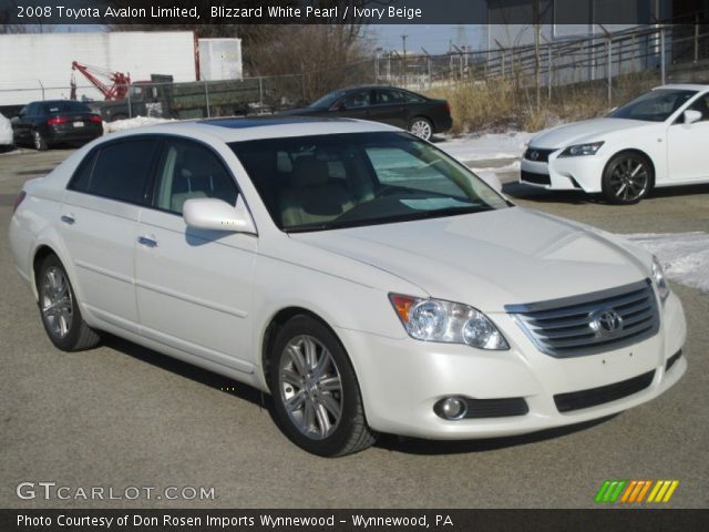 2008 Toyota Avalon Limited in Blizzard White Pearl