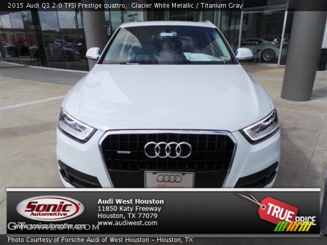 2015 Audi Q3 2.0 TFSI Prestige quattro in Glacier White Metallic