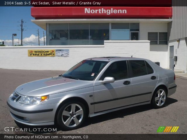 2004 Saab 9-5 Arc Sedan in Silver Metallic