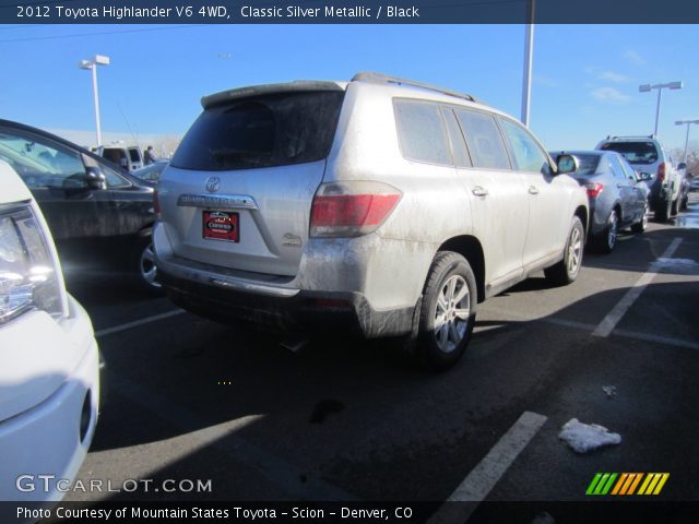 2012 Toyota Highlander V6 4WD in Classic Silver Metallic