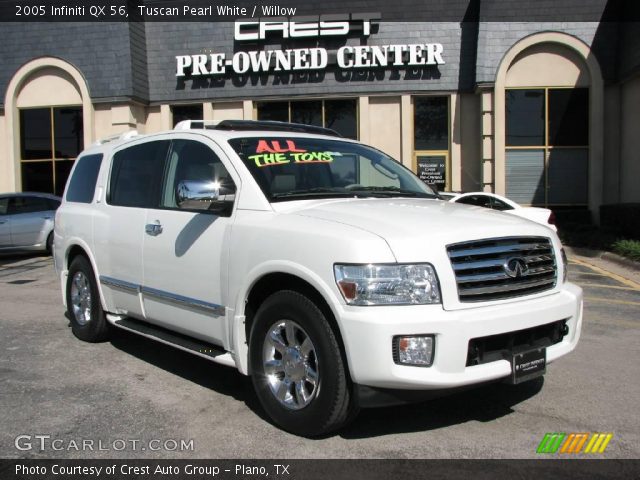 2005 Infiniti QX 56 in Tuscan Pearl White