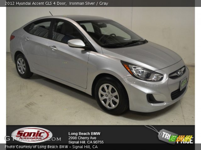 2012 Hyundai Accent GLS 4 Door in Ironman Silver