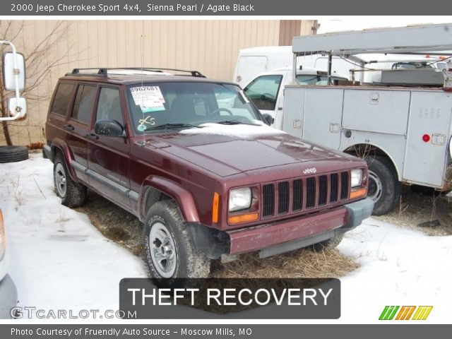 2000 Jeep Cherokee Sport 4x4 in Sienna Pearl