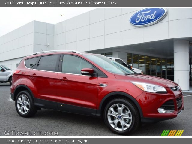 2015 Ford Escape Titanium in Ruby Red Metallic