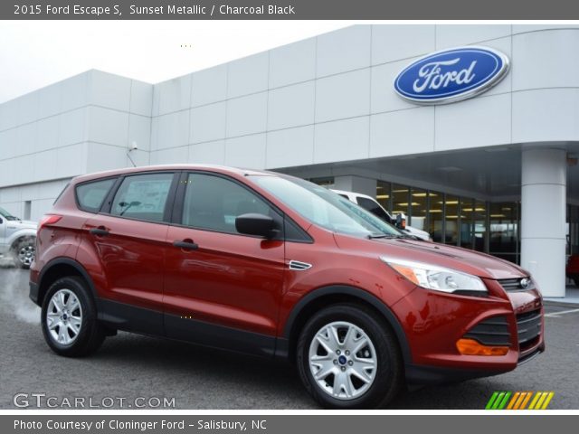 2015 Ford Escape S in Sunset Metallic