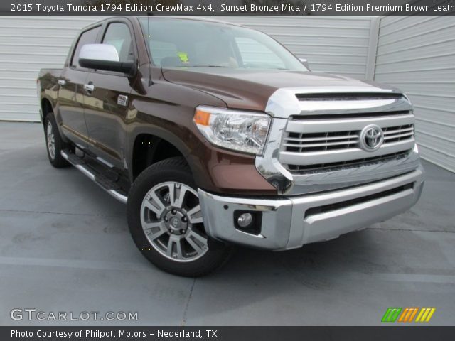 2015 Toyota Tundra 1794 Edition CrewMax 4x4 in Sunset Bronze Mica