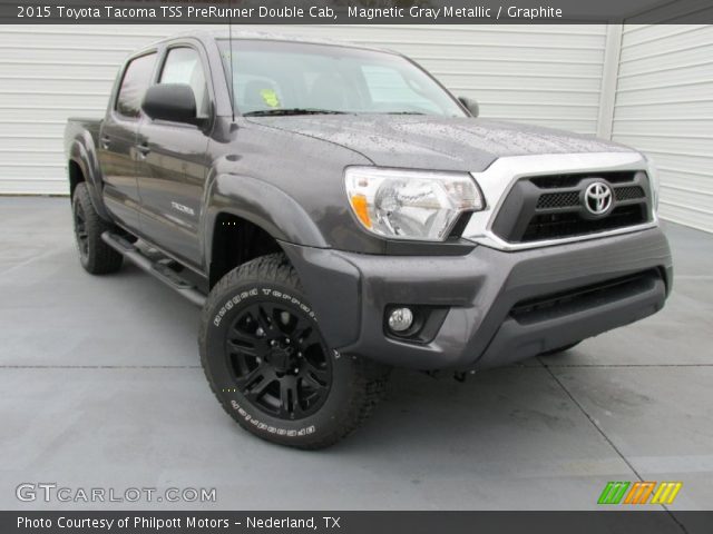 2015 Toyota Tacoma TSS PreRunner Double Cab in Magnetic Gray Metallic