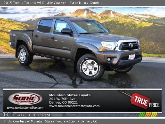 2015 Toyota Tacoma V6 Double Cab 4x4 in Pyrite Mica