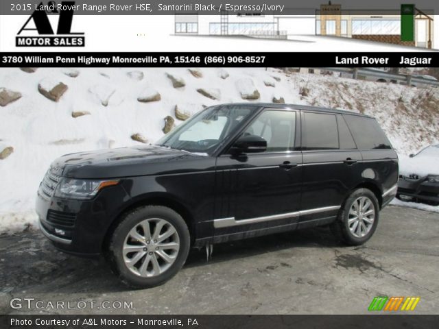 2015 Land Rover Range Rover HSE in Santorini Black