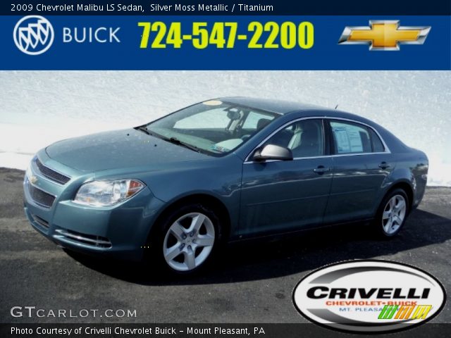 2009 Chevrolet Malibu LS Sedan in Silver Moss Metallic