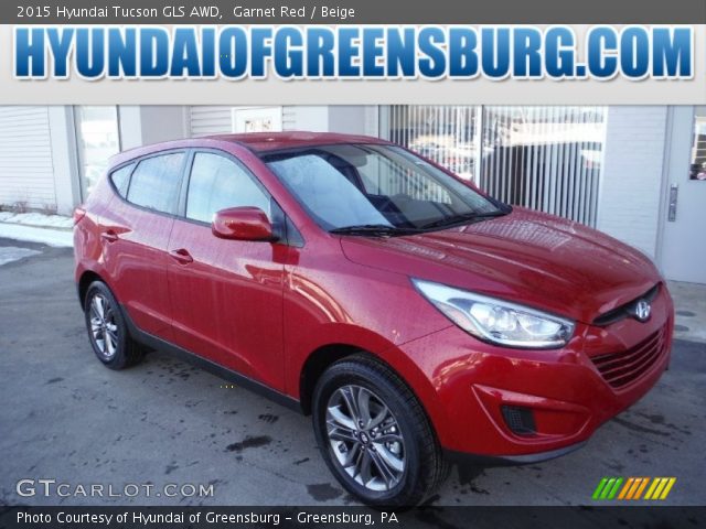 2015 Hyundai Tucson GLS AWD in Garnet Red