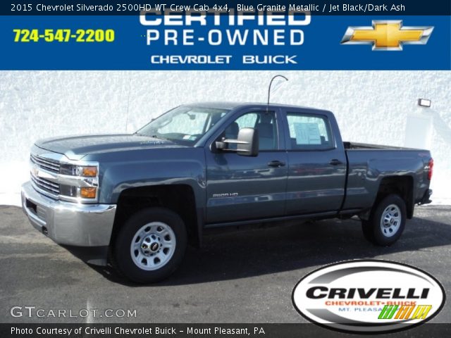2015 Chevrolet Silverado 2500HD WT Crew Cab 4x4 in Blue Granite Metallic