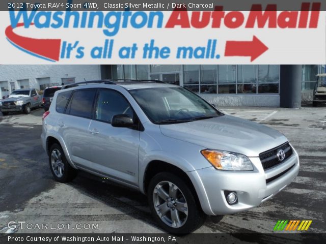 2012 Toyota RAV4 Sport 4WD in Classic Silver Metallic
