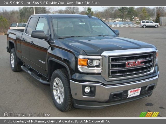 2015 GMC Sierra 1500 SLE Double Cab in Onyx Black