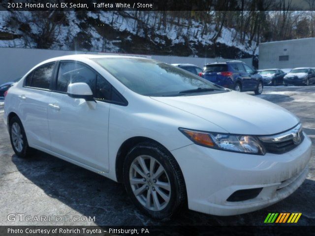 2012 Honda Civic EX Sedan in Taffeta White