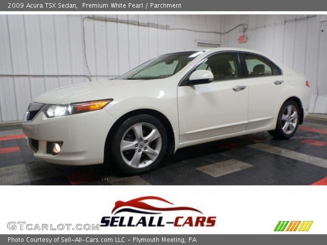 2009 Acura TSX Sedan in Premium White Pearl