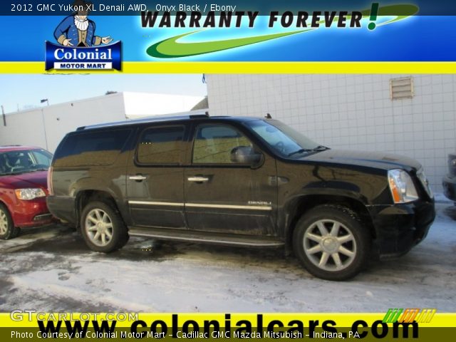 2012 GMC Yukon XL Denali AWD in Onyx Black
