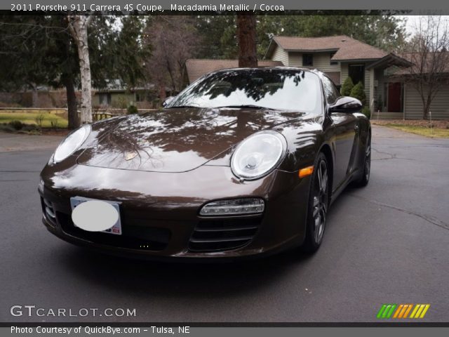 2011 Porsche 911 Carrera 4S Coupe in Macadamia Metallic