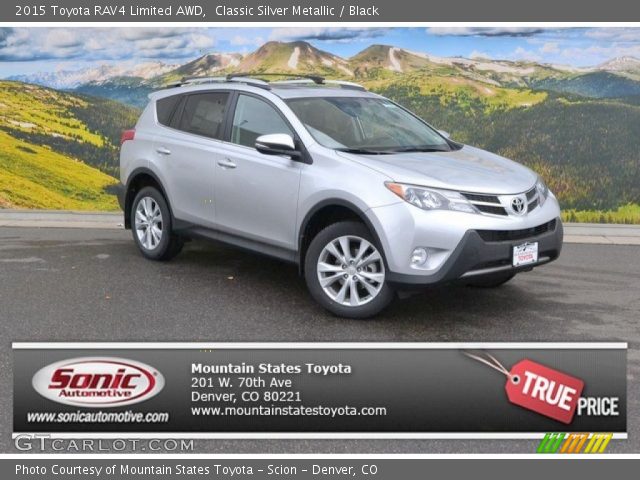 2015 Toyota RAV4 Limited AWD in Classic Silver Metallic